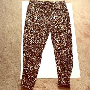 Cheetah Print Joggers